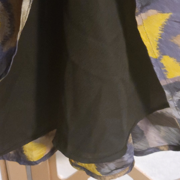 NWOT KASPER Silk Blend Printed Fit & Flair Skirt - Picture 7 of 11